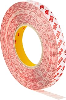 Dpm Tapes - GPT Doppelseitiges PET-Klebeband 0,21 mm, transparent, hohe Haftung auf Metall, ABS, PC, PP und Glas, UV- und wärmebeständig, 19 mm x 50 m
