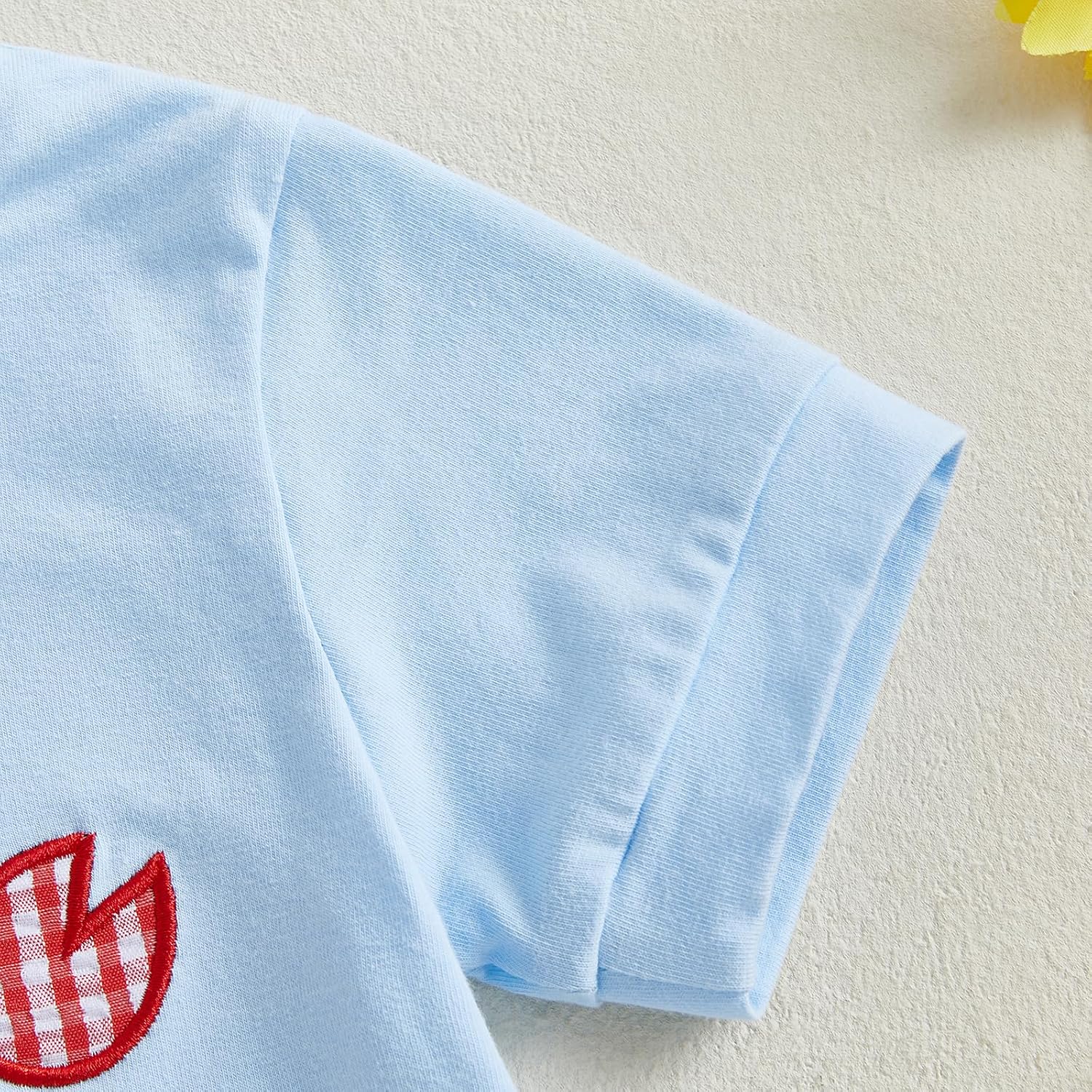 SAYOO Toddler Boy Lobster Short Outfit Crawfish/Turtle/Crab Embroidery Short Sleeve Tops Stripe Shorts 2Pcs Animal Outfit