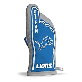 YouTheFan NFL Detroit Lions 1 Oven Mitt , 13.25 x 6.5