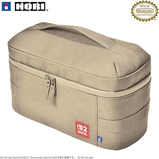 【任天堂ライセンス商品】まるごと収納バッグ for Nintendo Switch™ 2 アイボリー【Switch2・Switch両対応】