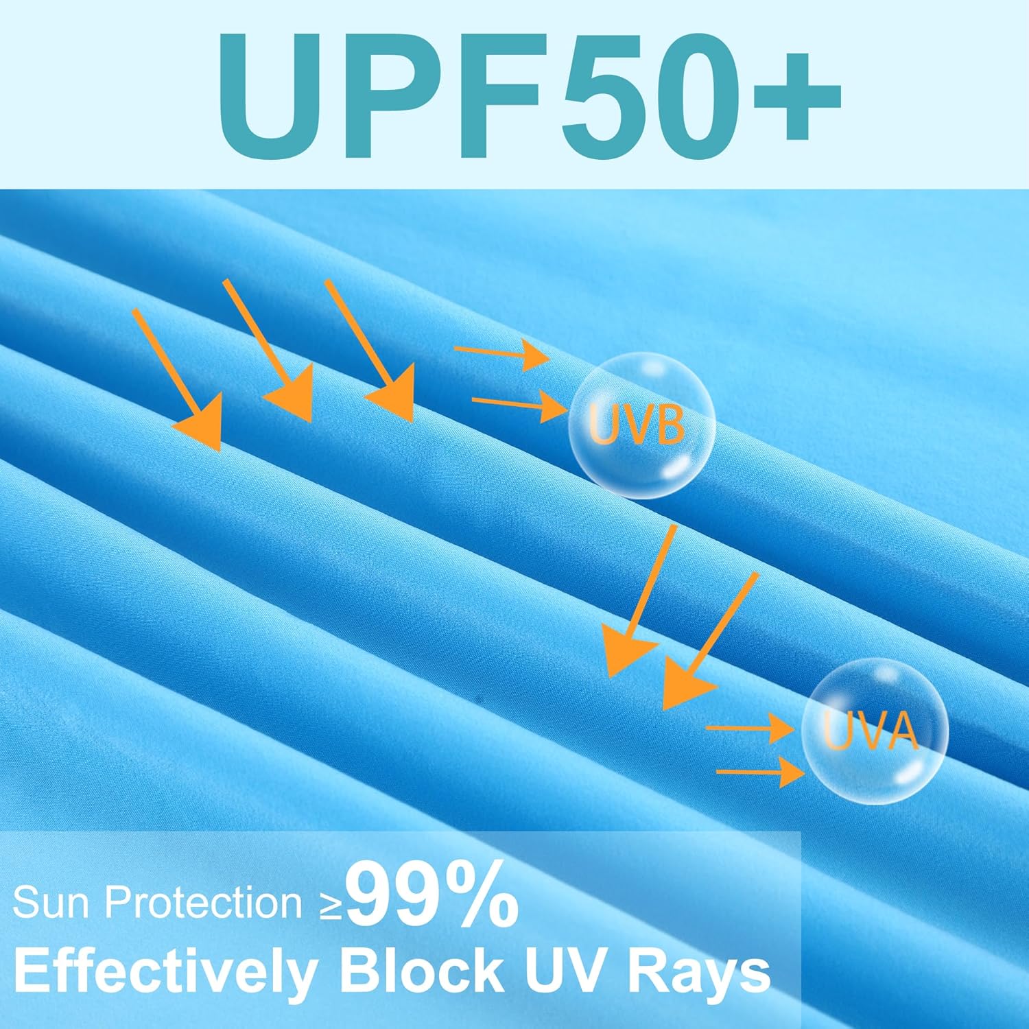 Men's UPF 50+ Sun Protection Shirts Jacket, Lightweight Full Zip Hoodie Long Sleeve Shirt for Fishing Hiking Running - Image 3