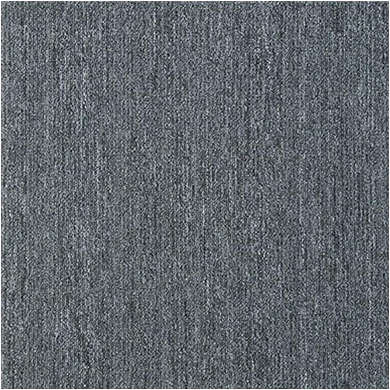 Holywarm 50x50 cm Carpet Floor Tiles Dark Grey