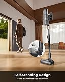 Proscenic P20 Aspiradora sin Cable 70kPa/680W/70Mins, Autoportante con Barra Plegable, Aspiradora con Cepillo Anti-Enredo para Pelo de Mascotas/Suelos/Alfombras, Marrón Y Negro - 6