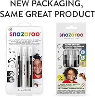 Vista 5 de Snazaroo Juego de 5 pinceles de pintura facial, monocromáticos