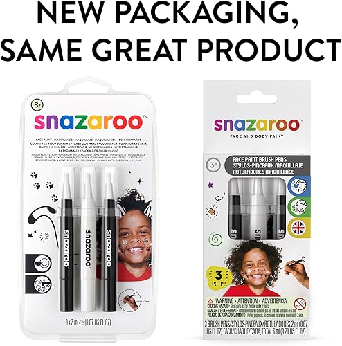 Miniatura 5 de Snazaroo Bolígrafo de pintura facial, monocromático
