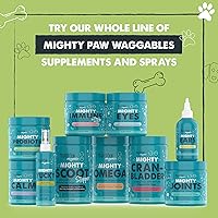 Vista 8 de Mighty Paw Waggables - Probióticos masticables para perros (hechos en Estados Unidos) Probióticos para perros y enzimas digestivas. Probiótico