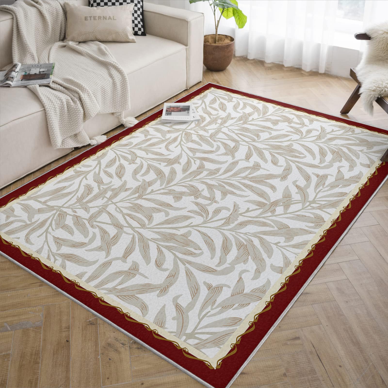Tapis poils bas lavable pour résoudre les taches du salon