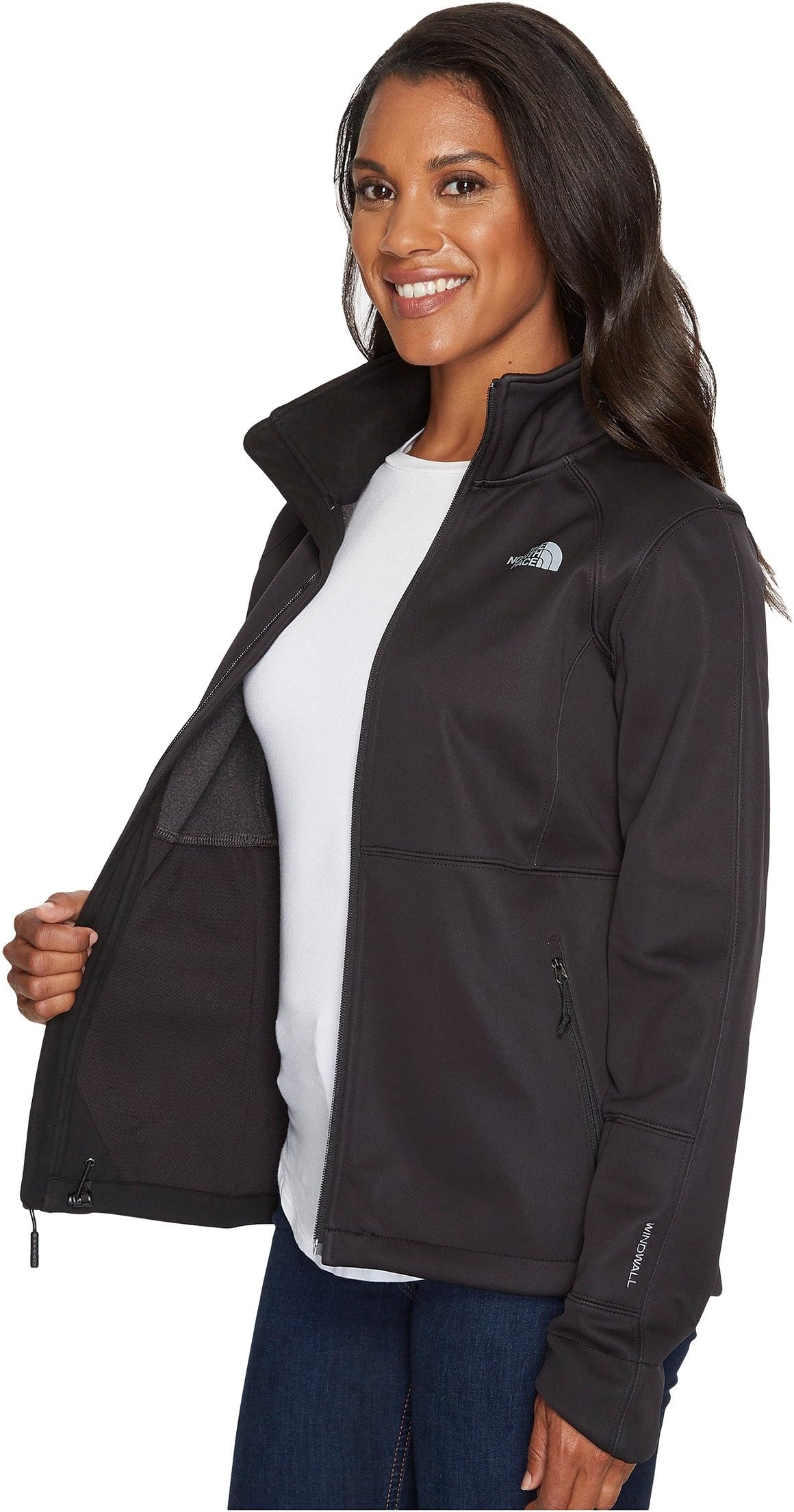 stone island shell jacket black