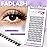 FADLASH Premade Lash Fans Multi Length Hybrid Volume Premade Easy Fans 0.07 Thickness D Curl 16D Multi Length 8-10-12mmmm Camellia Natural Eyelash Extensions(16D-0.07-D, Camellia 8-10-12mm)