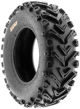 Set of 4 SunF A041 Mud & Trail 24x8-12 Front & 24x10-12 Rear ATV UTV off road Tires, 6 PR, Tubeless