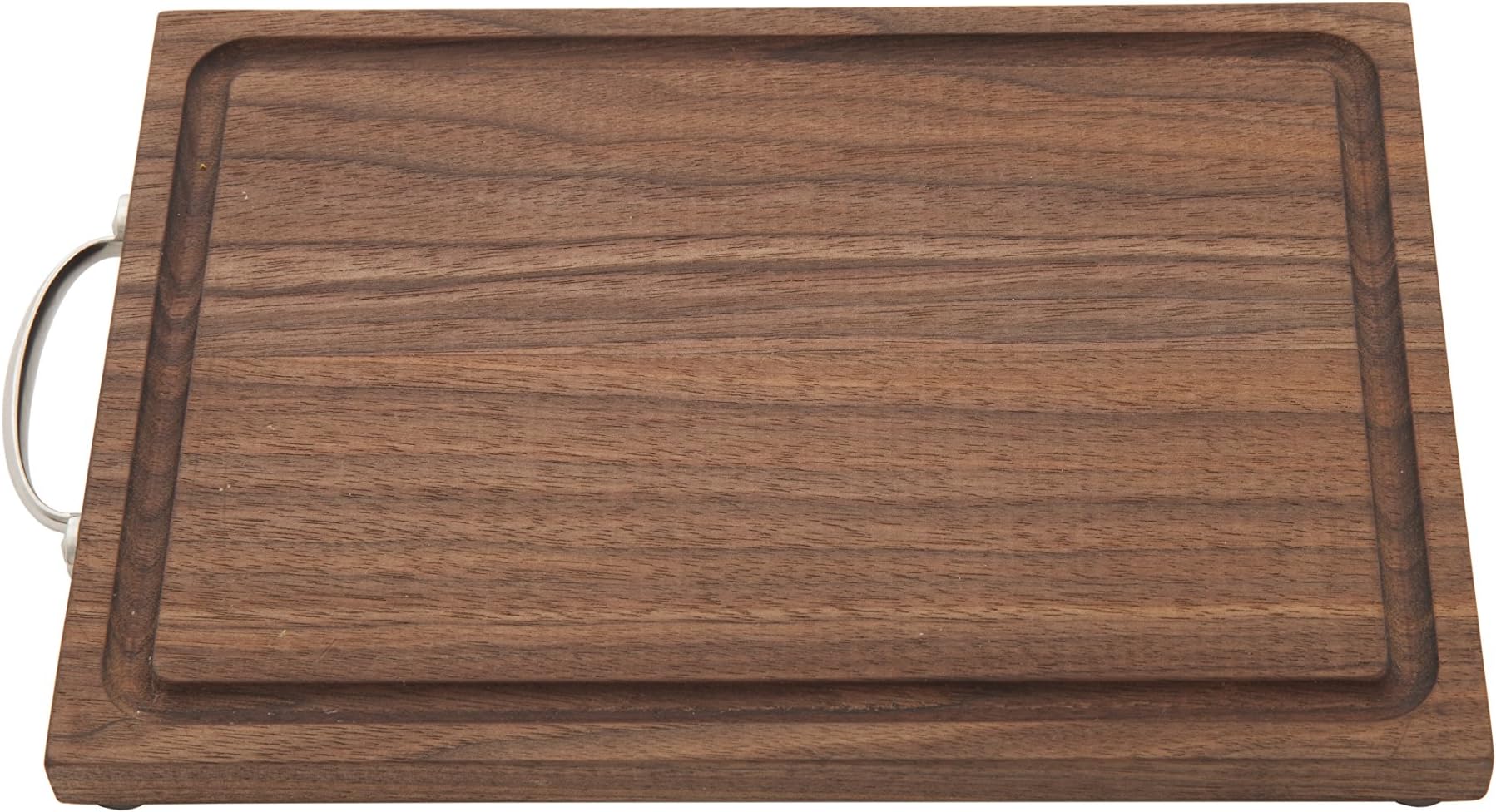 Crafthouse by Fortessa Professional Barware/Bar Tools by Charles Joly, 11" x 7.25" Black Walnut Wood Bar Board/Cutting Board