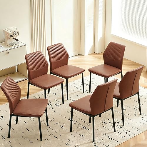 Miniatura 18 de Juego de mesa de comedor redonda de 37 pulgadas para 4, moderno juego de café de cocina de círculo pequeño para apartamento, sala de estar, oficina,