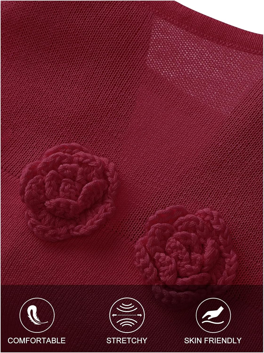 MEROKEETY Women's Sweater Dress Fall 2025 Long Sleeve Formal Wedding Guest Cocktail Bodycon Floral Maxi Winter Dresses - Image 5