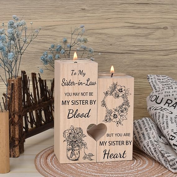 Sister in Law Gifts, Candlestick - Sister in Law Birthday Gifts