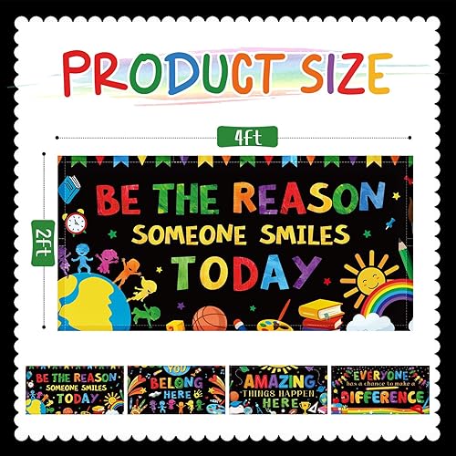 Vista 56 de ROCEEI Paquete de 4 cubiertas de luz fluorescente para luces de techo, 4 x 2 pies, cubiertas magnéticas de luz para aula, oficina, hogar, escuela