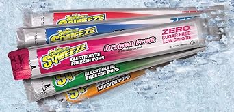ZERO Sugar Assorted Electrolyte Freezer Pops - 80 pack