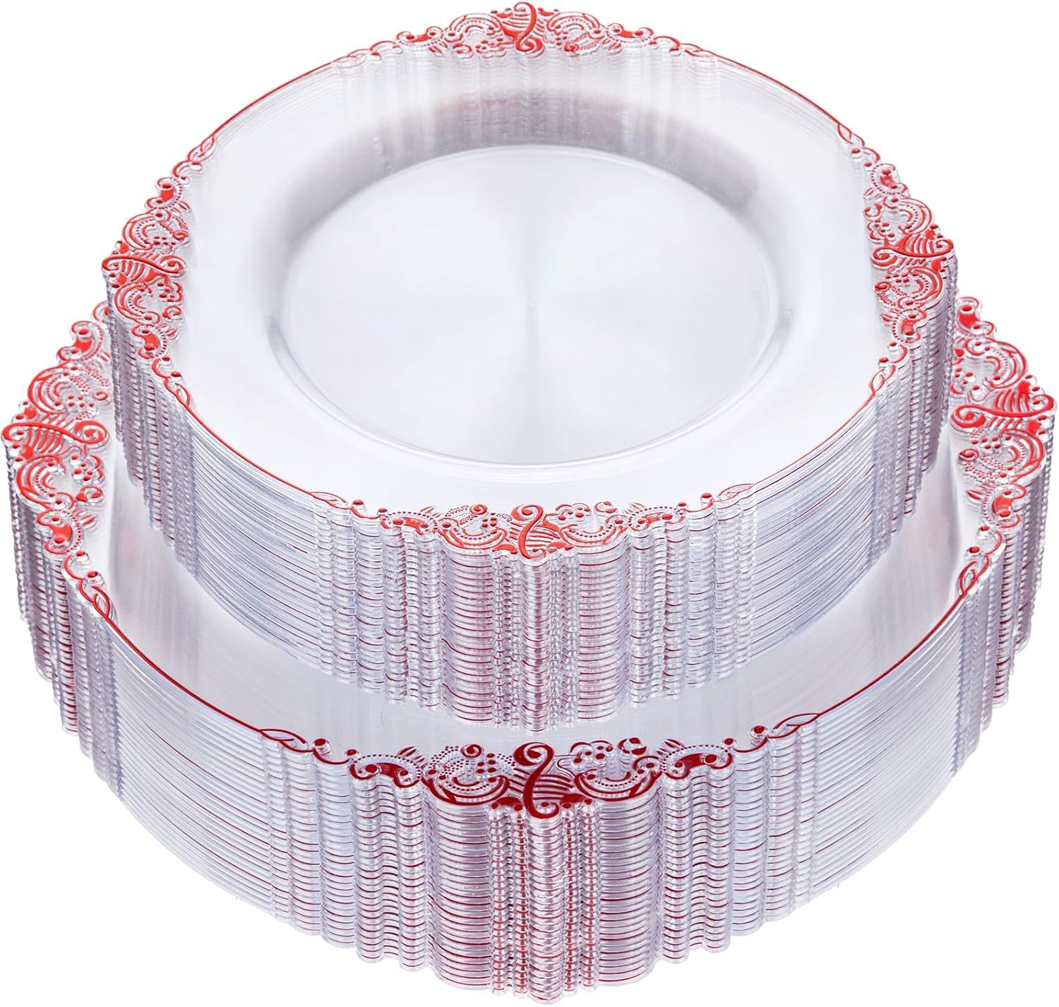Gold Party Plates - 100 Pack, 10.25" -18