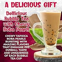 Vista 33 de Fusion Select Auténtico kit de té de burbujas extra rico (5 paquetes), bebida de té de burbujas, perlas de tapioca Boba, pajitas, sabores populares