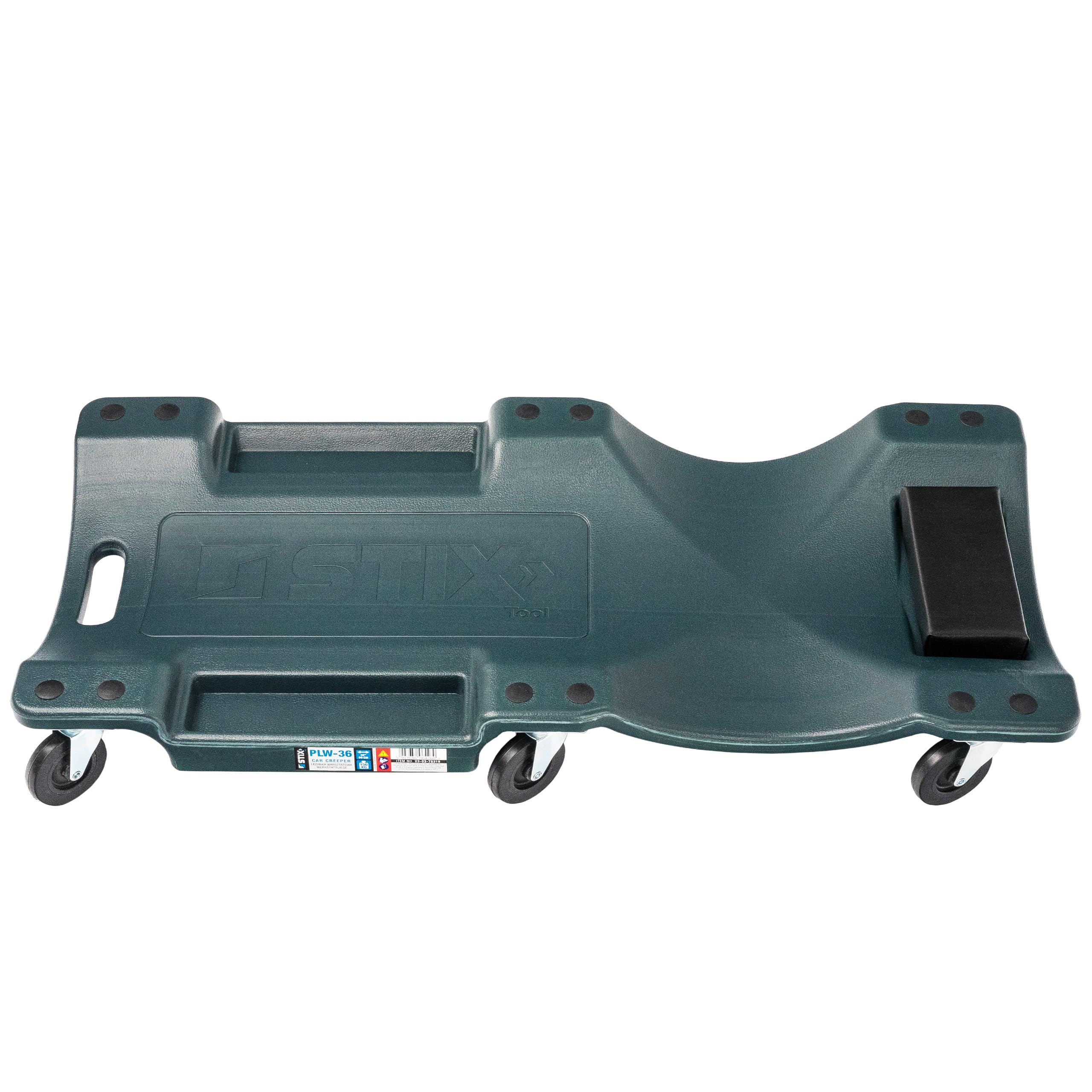 Planche De Roulage Mécanique STIX - 91 Cm, Capacité 150 Kg, 6 Roues Pivotantes - Idéale Pour Travaux Sous Voiture - 4