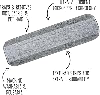 Vista 10 de Quick Shine Ultimate Gold Clean + Polish Mop Kit All-in-One 11 Pc Kit w/Interchangeable Attachments Cleaner & Polish Included No