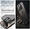 MattCover Series Back Matte Polycarbonate Edges Silicone for Minesque iPhone 12 Pro Max and Thin Silicone Case with Corners Reinforced Camera Protection (Flat, 12 Pro Max)