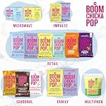 Angie BOOMCHICKAPOP Pommes de terre prêtes à manger - Doucement & Maïs salé, 64g chacun, poids net - 768g, 12 Nombre