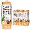 Vita Coco USDA Organic Coconut Milk, Plant Based, Dairy Free Milk Alternative - Gluten Free, Soy Free, Seed Oil Free, Unsweetened - Perfect Add to Cereal, Oatmeal, Smoothies - 33.8 Fl Oz (Pack of 6)
