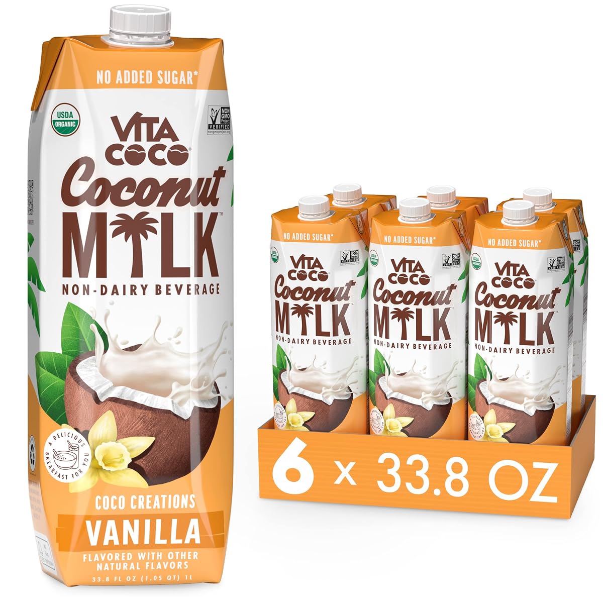 Vita Coco Vanilla Organic Coconut Milk, Plant Based