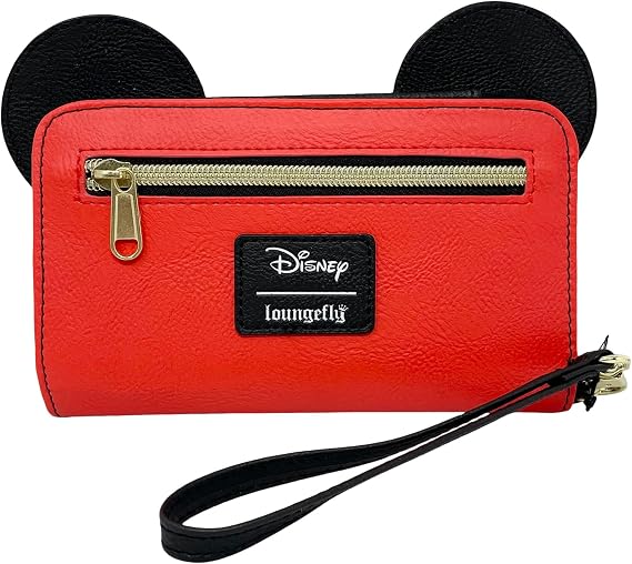 Loungefly Disney Mickey Mouse Cosplay Character Zip Around Tech Wallet