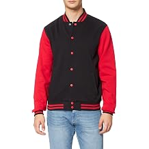 Build Your Brand Men's Sweat College Jacket T-Shirt