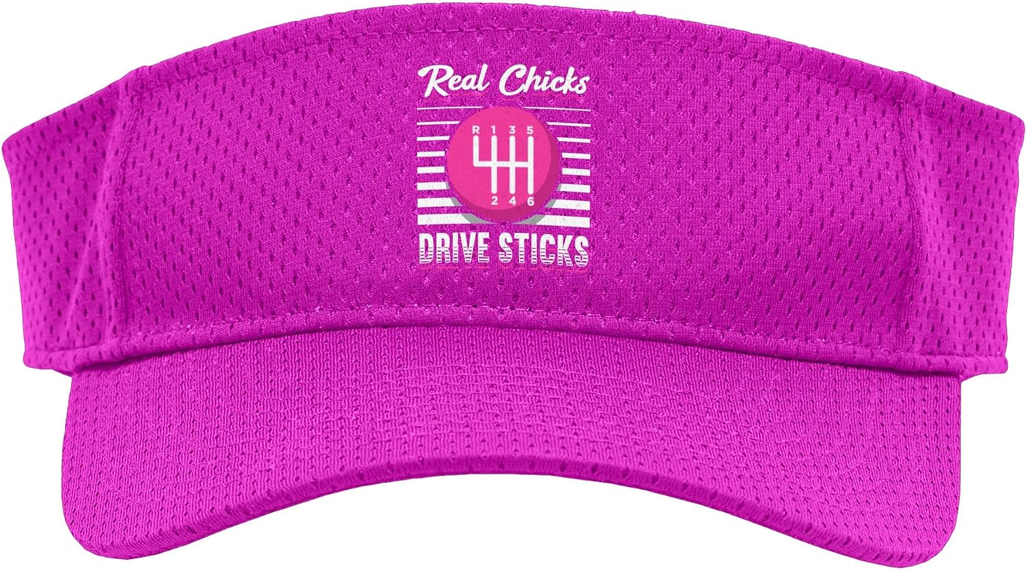 Real Chicks Drive Sticks Manual Transmission Gearbox Car Sport Sun Visor