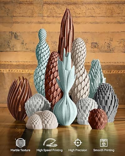 Vista 104 de SUNLU - Filamento PLA de seda de 1.75 mm, filamento brillante para impresora 3D, precisión dimensional +/- 0.02 mm, 1 kg, 330 metros, plata sedosa