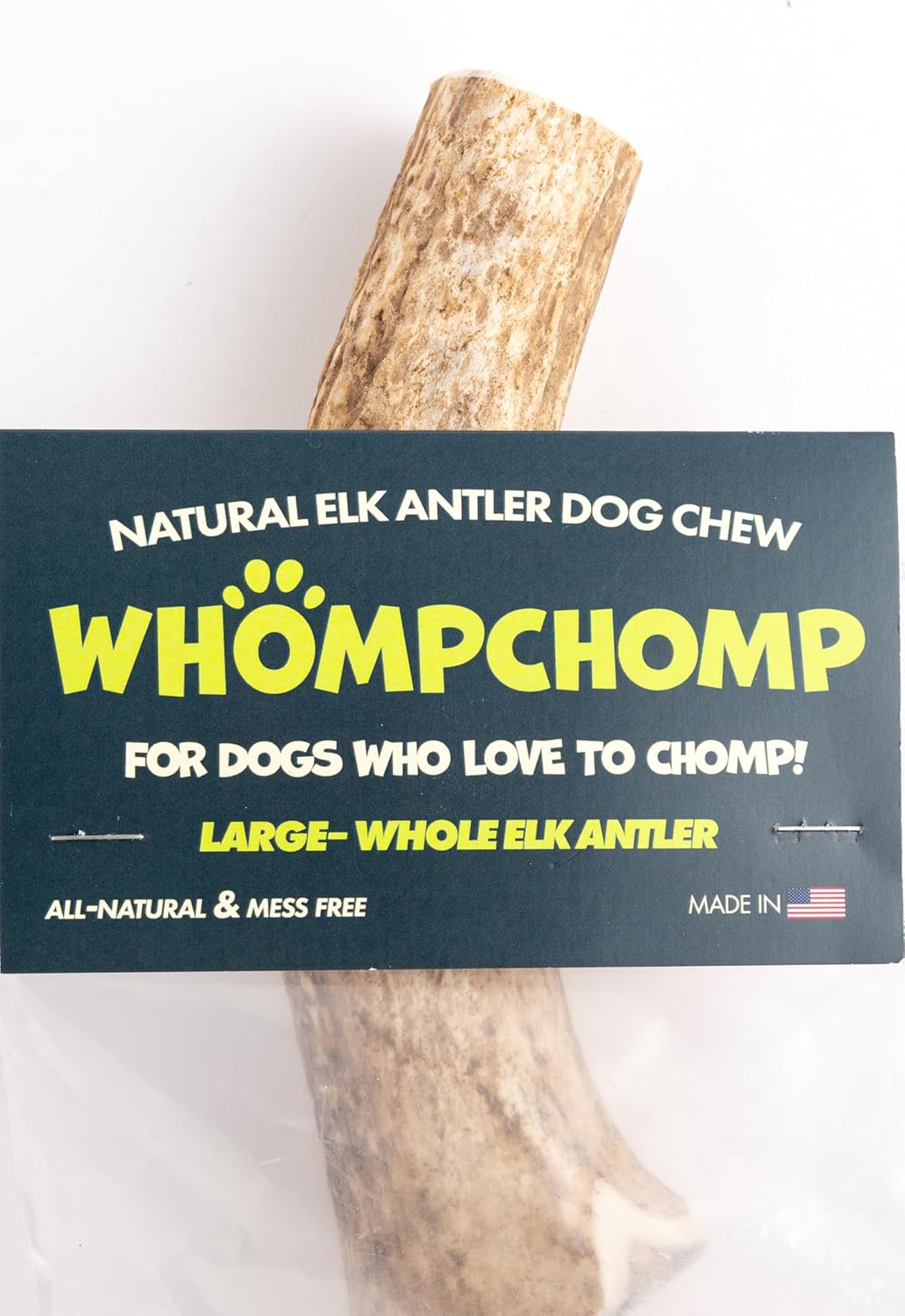 Elk Antler for Dogs, Wild-Sourced, Nutritious, Odorless, Long Lasting Dog Chews (Large Whole)
