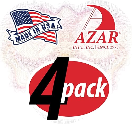 Miniatura 5 de Azar Displays 250035-SMK - Archivador de plástico para montaje en pared con cinta de doble cara, color humo, paquete de 4