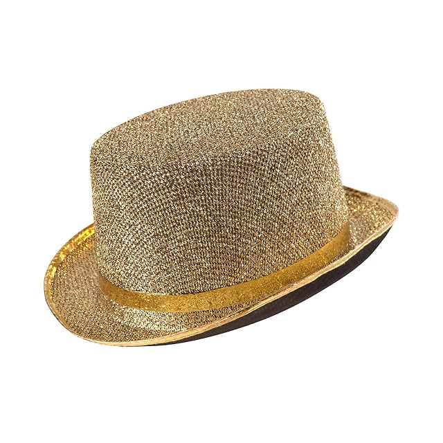 WIDMANN 2495l ? Lurex Cilindro Sombrero de Fieltro para Adultos, One Size, color/modelo surtido