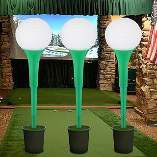 Boao 3 Set Giant Golf Ball Table Centerpieces Theme Party Decorations 8 Inch Large Golf Tabletop Decor Giant Sports Party Centerpieces for Tables Birthday Sport Theme Favors Supplies