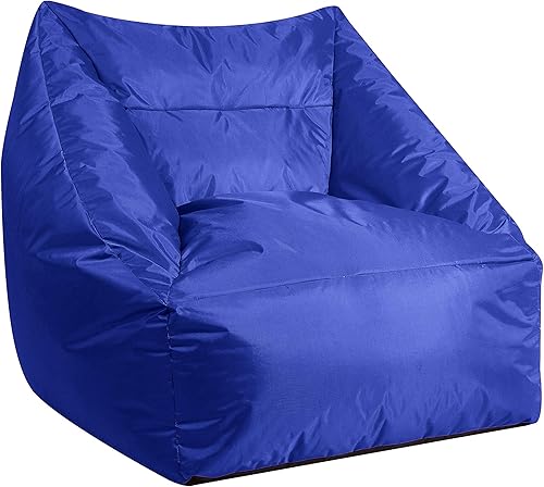 Miniatura 7 de Urban Shop Puf de lona estructurada, color rosa, grande