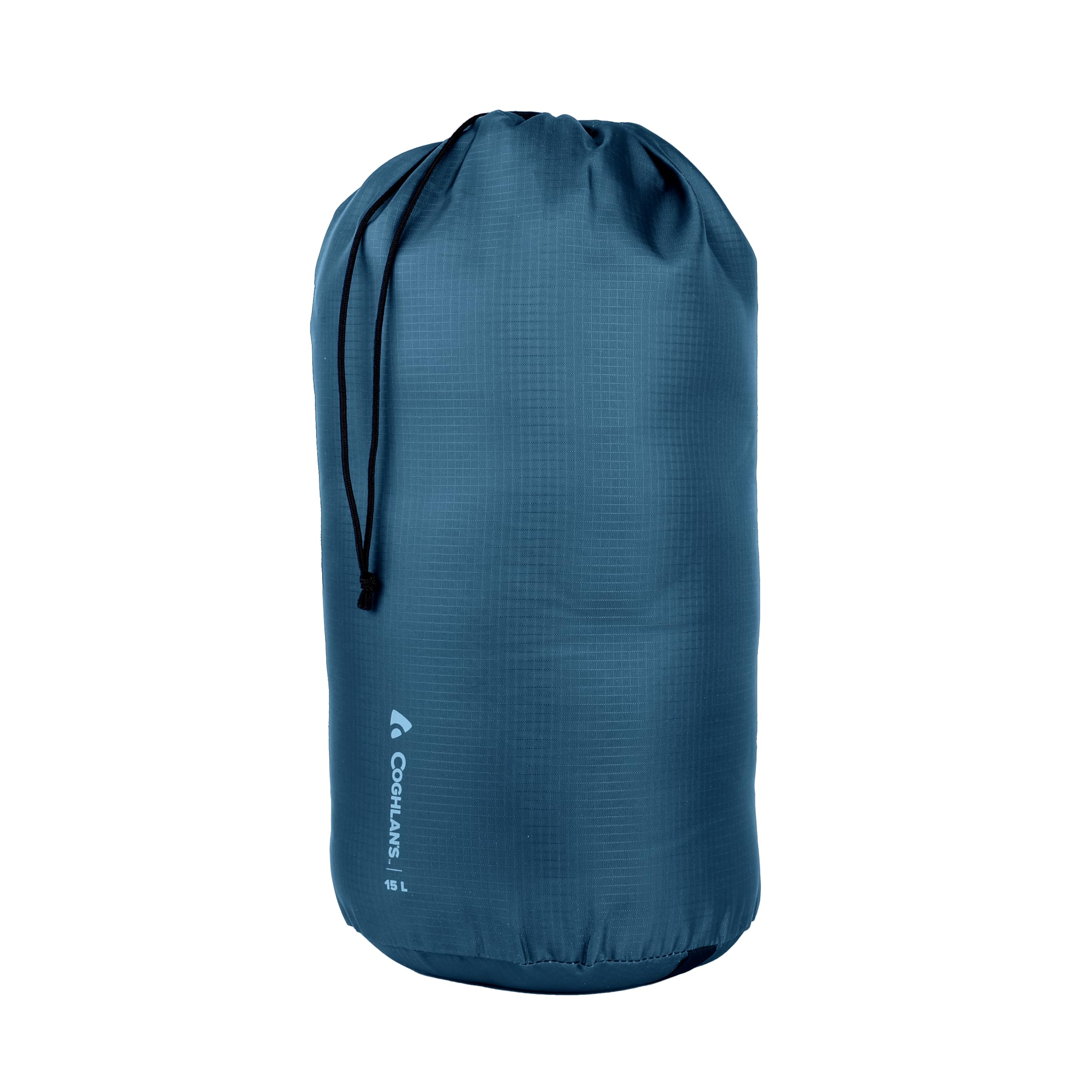 Coghlan's 15L Stuff Bag – Durable Ripstop Drawstring Sack with Water-Resistant Coating – Lightweight Outdoor Bag for Organizing Camping, Hiking, Backpacking, and Travel Gear