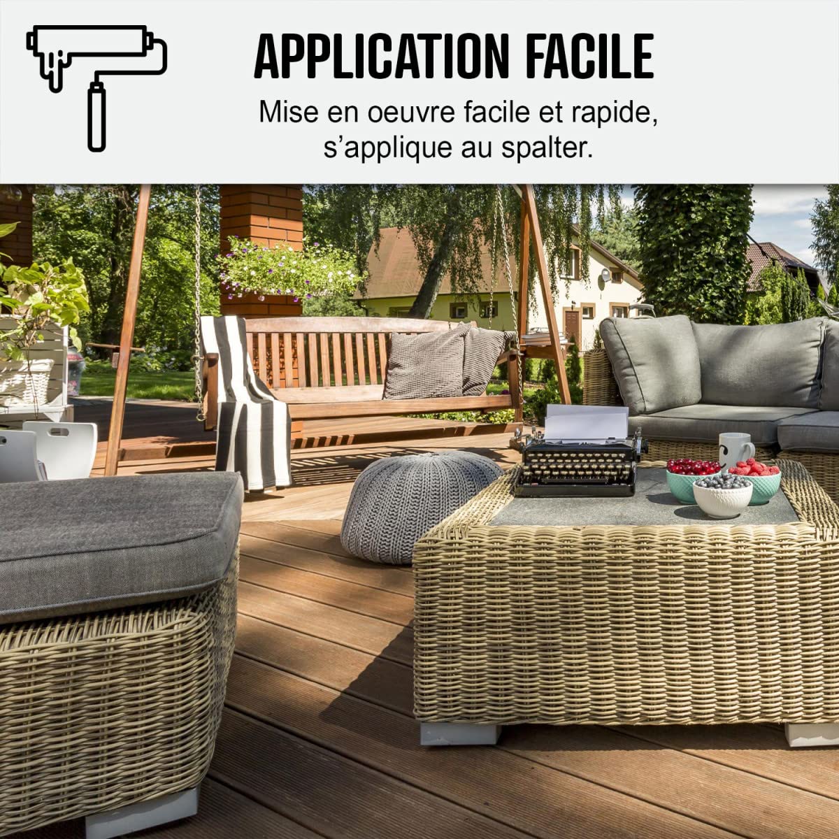 Saturateur Bois Terrasse et Bardage Extérieur 2.5 L Naturel - Incolore | Hydrofuge Terrasses, Bardages, Bois Extérieur, Nourrit, Aspect Mat Naturel, Anti-Uv, Huiles Naturelles - Arcane Industries