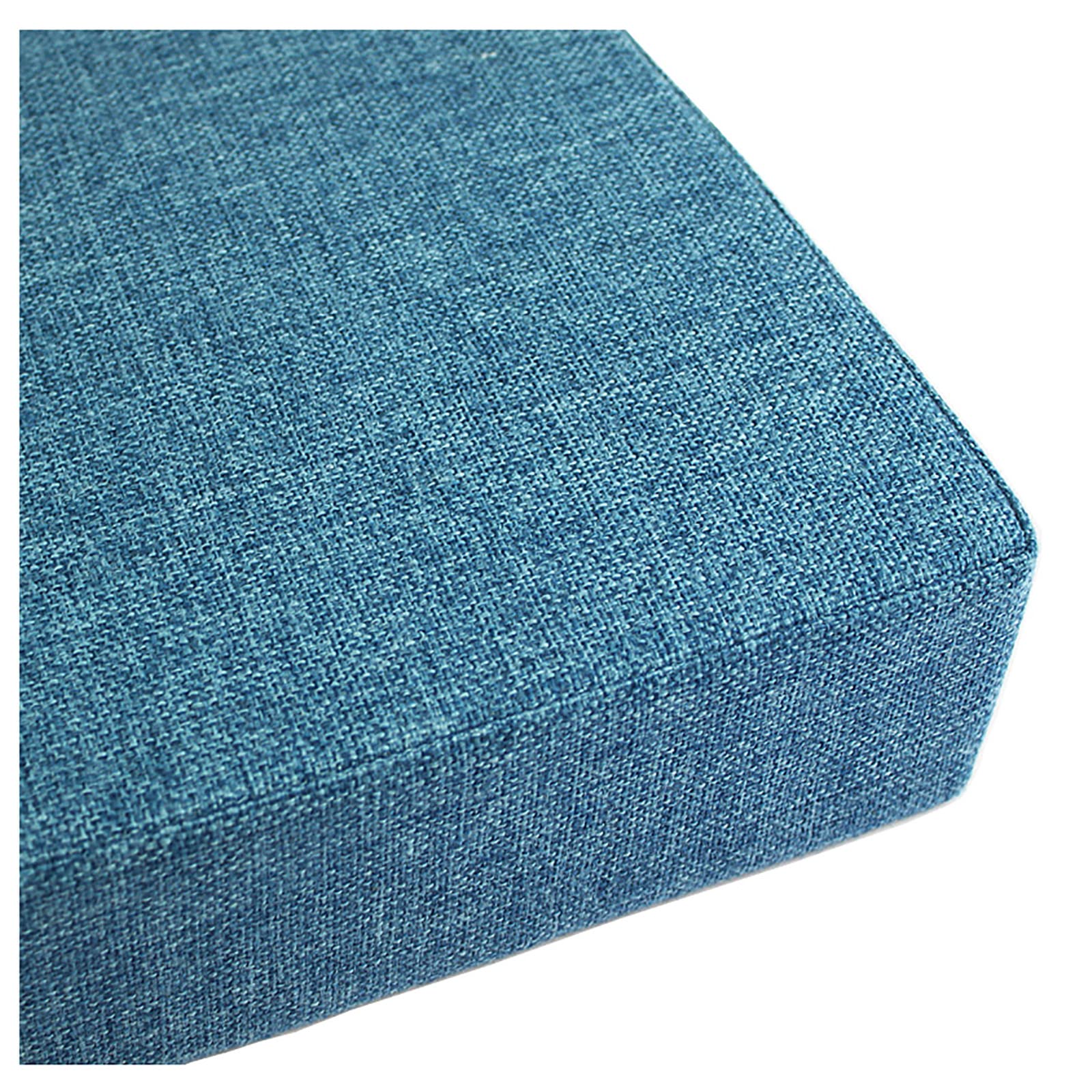 Coussin de banc bleu 200 cm épais pour soulager les assises dures de balançoire