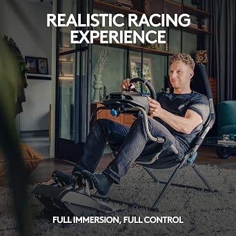 Logitech G G29 Driving Force Racing Wheel for PlayStation 4, PlayStation 3 and PC + Playseat Challenge X Racing Seat Edition - UK Plug - Black