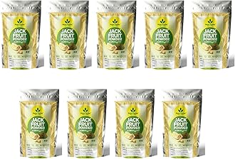 Rens Farms Well Matured Green Jackfruit Flour | Gluten-Free Raw Jackbulb Powder | Keto, Vegan, Diabetic Friendly Superfood | Jackfruit Powder | Natural & Preservative-Free | 250g x Pack of 9