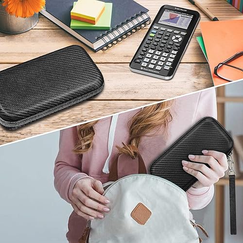 Miniatura 7 de Funda de transporte para calculadora gráfica para TI-84 Plus CE, Fintie Hard EVA Caja protectora a prueba de golpes para TI-84 PlusTI-83 Plus