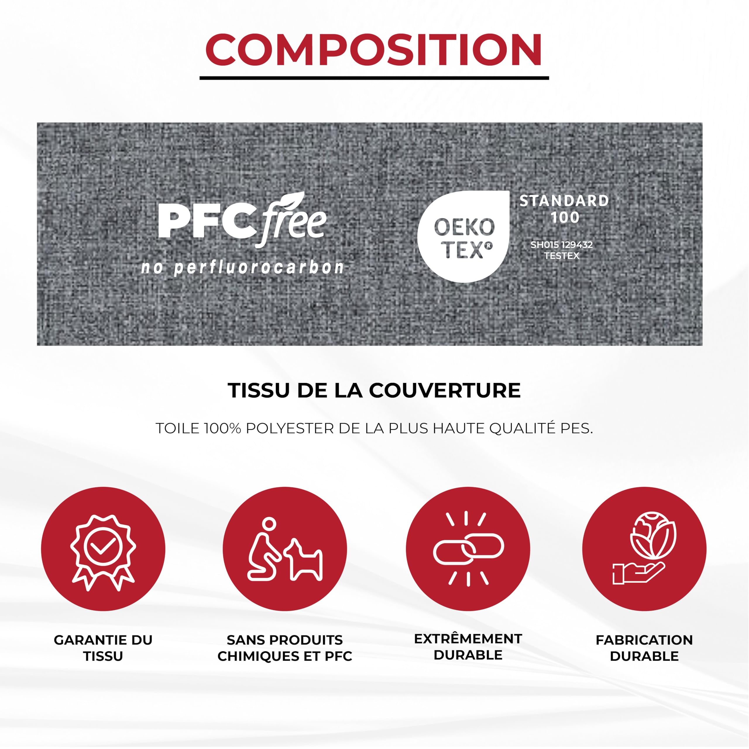 Matelas pliant Camper compatible Peugeot Traveller, Citroën Jumpy SpaceTourer, Toyota Proace II (+2016) - pour plage avant, gris