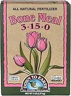 Down to Earth 3-15-0 Bone Meal Fertilizer, 5 lb – Organic, Non-GMO, High-Phosphorus for Bulbs & Root Development
