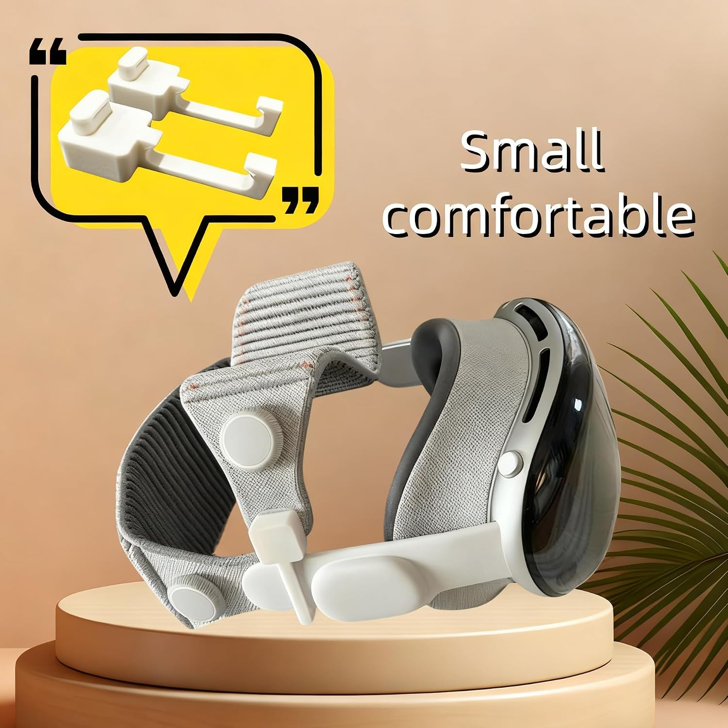 Compatible with Apple Vision Comfort Strap, Top Strap Attachment For Solo Knit Band - Dual Band Adapter, Pressure Relief & Enhanced Stability, Easy Install Headset Accessory