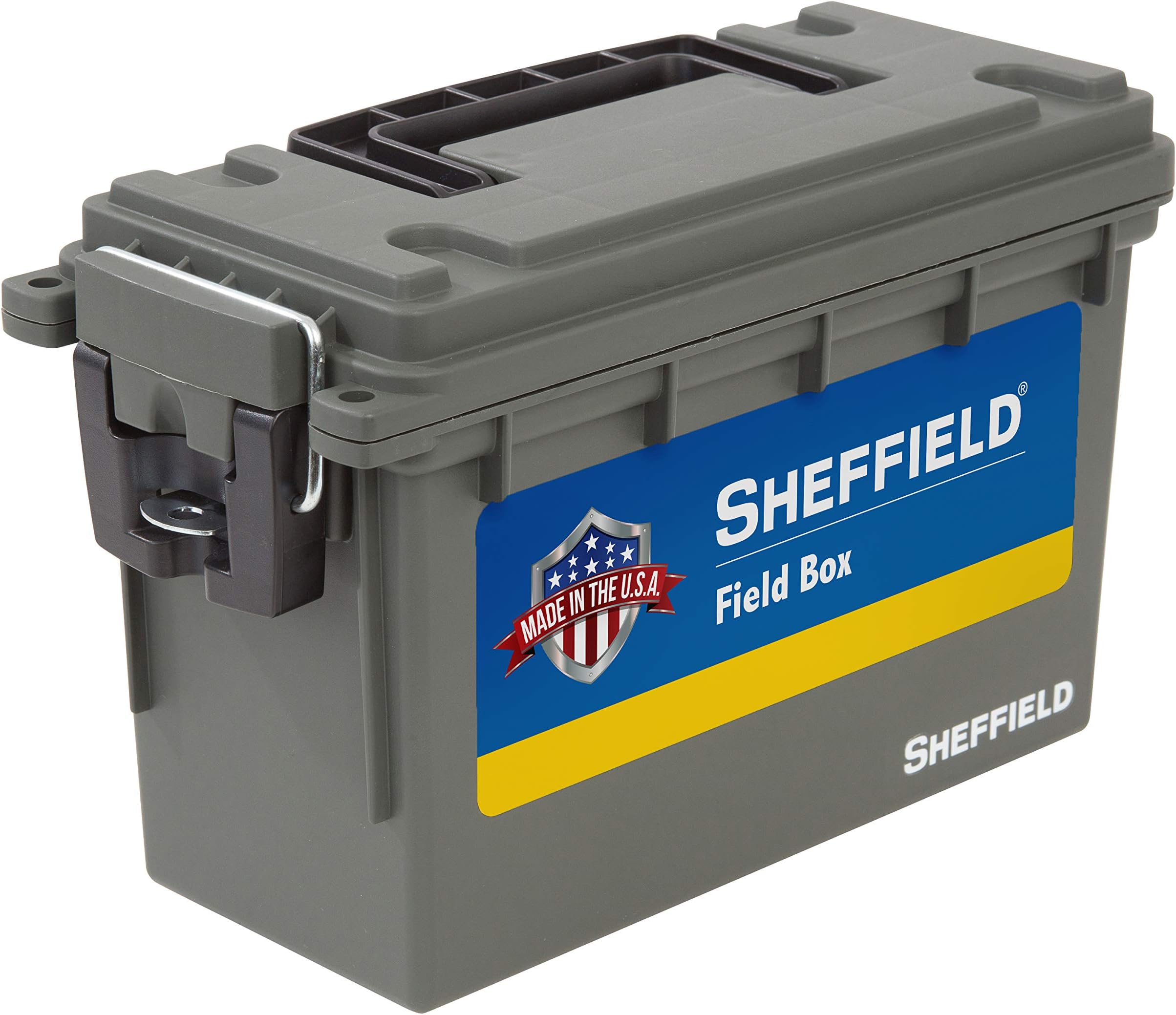 Sheffield 12642 .50 Caliber Tactical Ammo Can, Drab Green