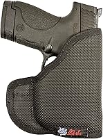 Vista 16 de DeSantis Nemesis - Funda de bolsillo para pistola para transporte oculto, funda de bolsillo oculta para pistolas, revólveres, suave, diseñada