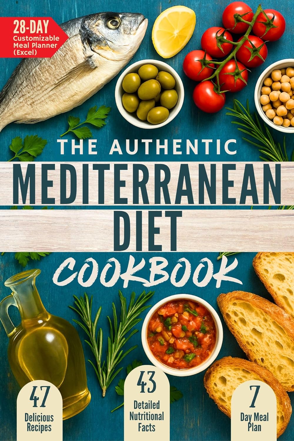 The Authentic Mediterranean Diet Cookbook: Classic Mediterranean Recipes for Heart Health, Weight Balance & Everyday Longevity      Kindle Edition