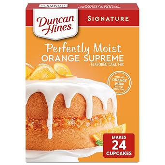 Duncan Hines Signature Perfectly Moist Orange Supreme Cake Mix 15.25 Ounce